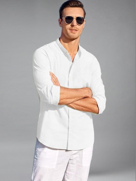 Men Smart Slim Fit Casual Shirt