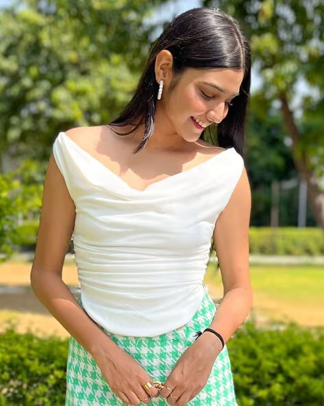 The Serene Draped Corset Top