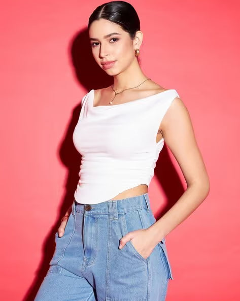 The Serene Draped Corset Top