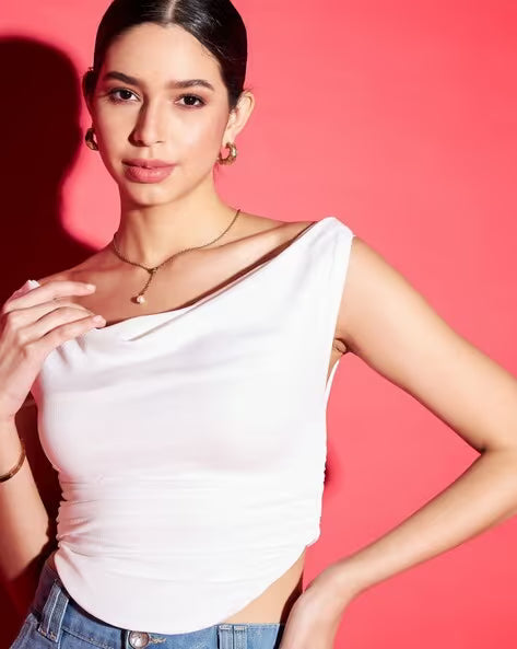 The Serene Draped Corset Top